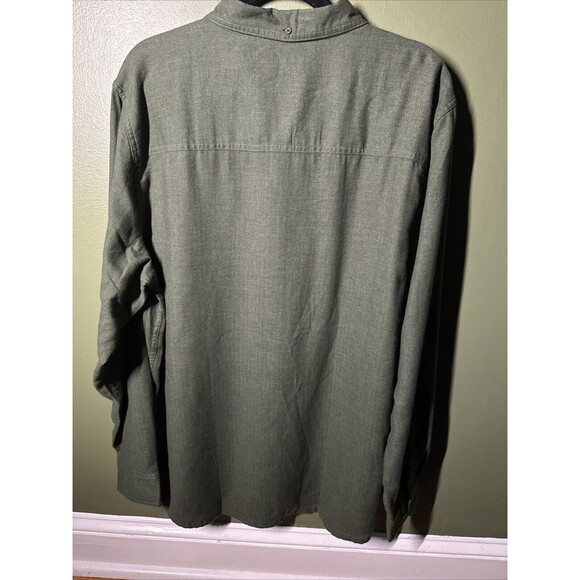 NWT Toad&Co Airsmyth Long Sleeve Shirt Men's XL Button Down Green Beetle - Picture 4 of 4